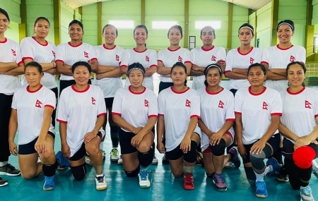 महिला ह्यान्डबल टिम।